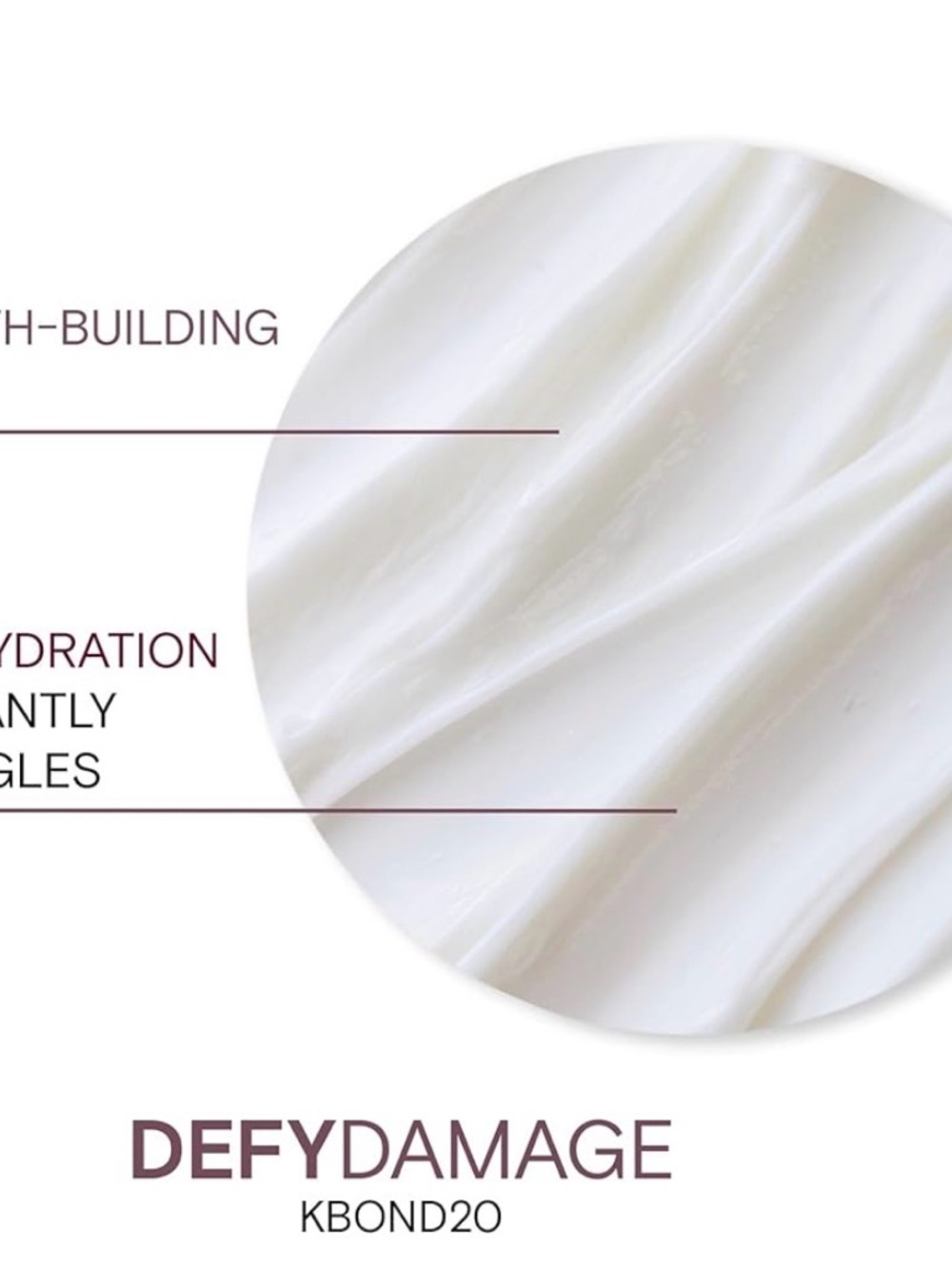 KBOND20 Defy Damage Moisturizer - White